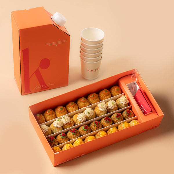 بوكس كرات المقالي مع الشاهي أو الكرك