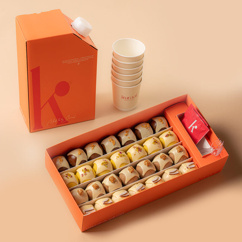 بوكس كرات الكيك مع قهوة اليوم أو القهوة السعودية