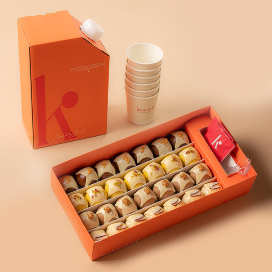 بوكس كرات الكيك مع قهوة اليوم أو القهوة السعودية